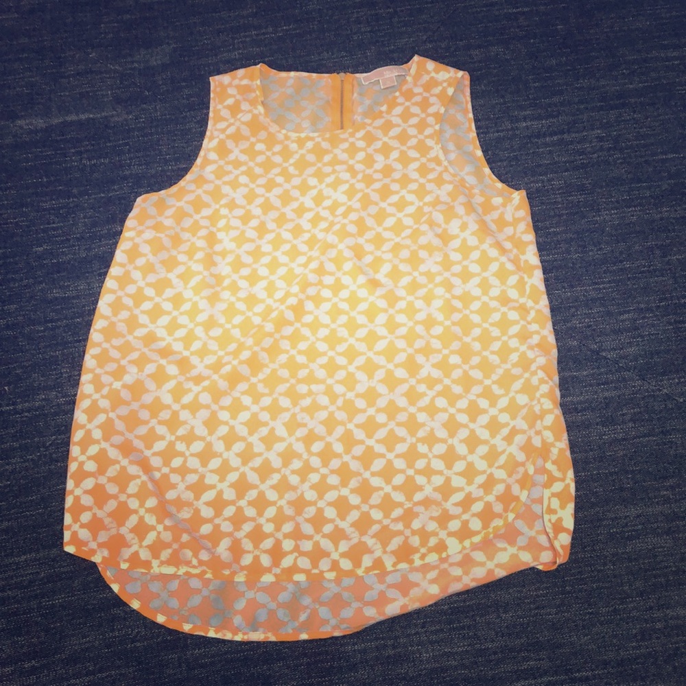 Zipper back tank